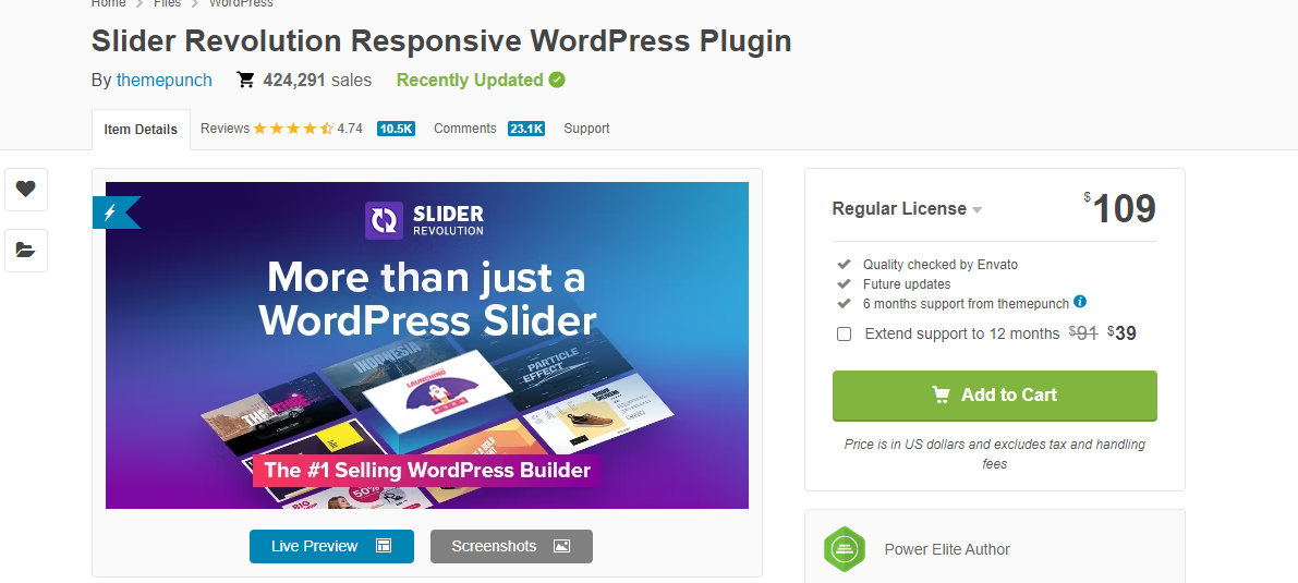 slider revolution responsive WordPress plugin