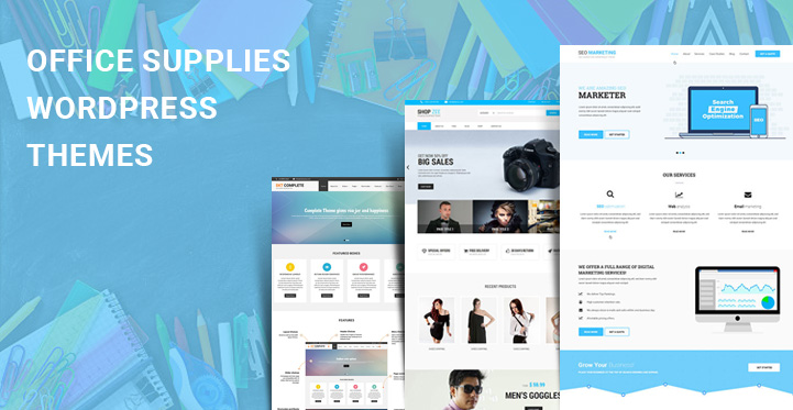 Office Supplies WordPress Themes for Stationary Furniture Supply Agency