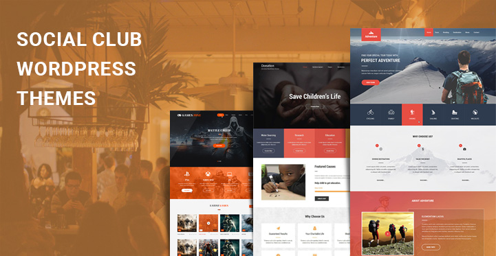 12 Social Club WordPress Themes For Various Types Of Clubs Communities