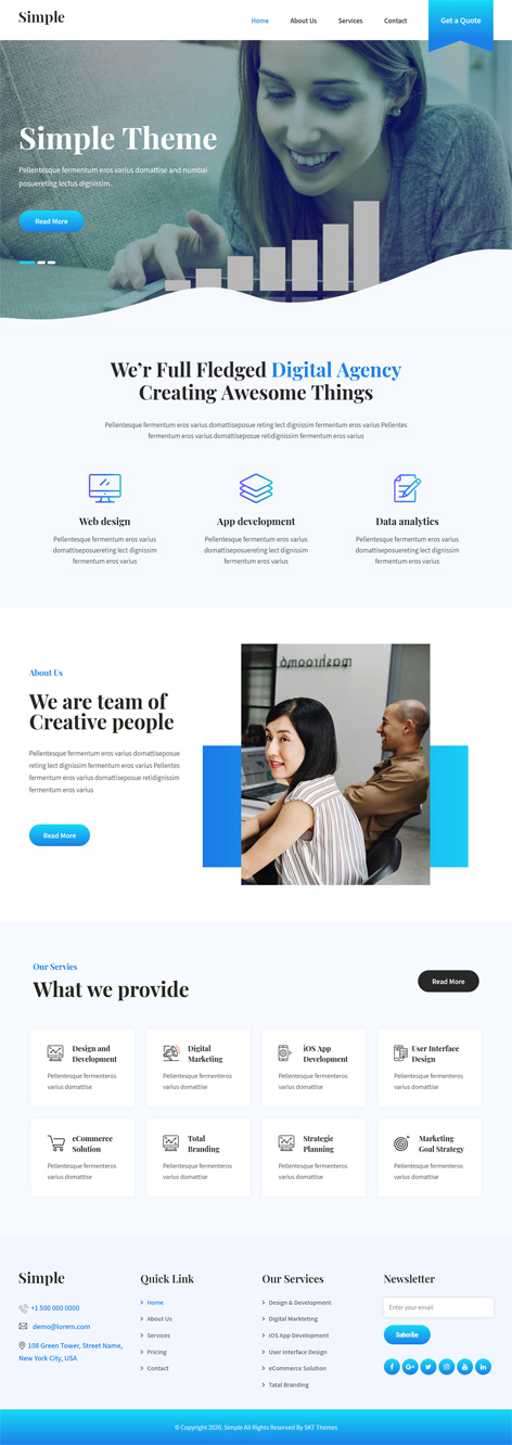 Simple Wordpress Themes