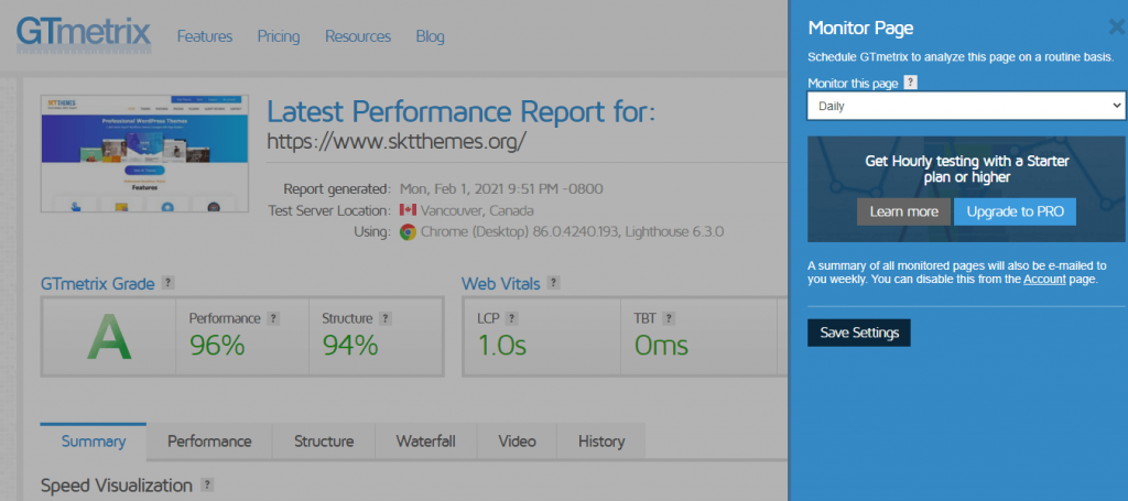 GTMetrix Switched To Google Lighthouse v6 For Page Speed Testing
