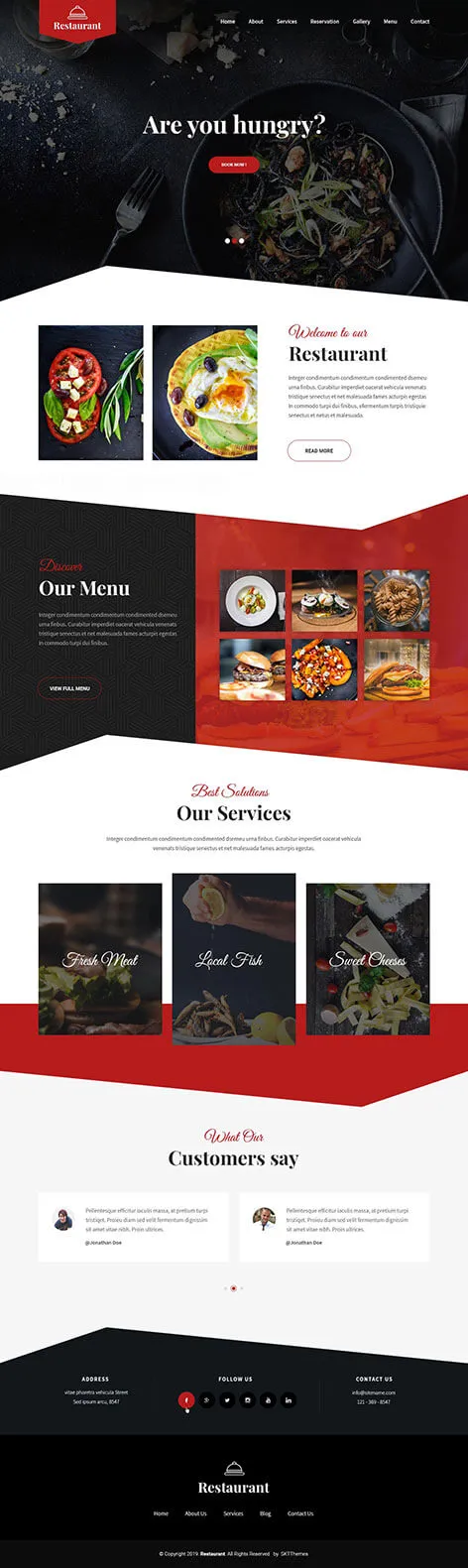 Ele Restaurant - Foodie WordPress theme