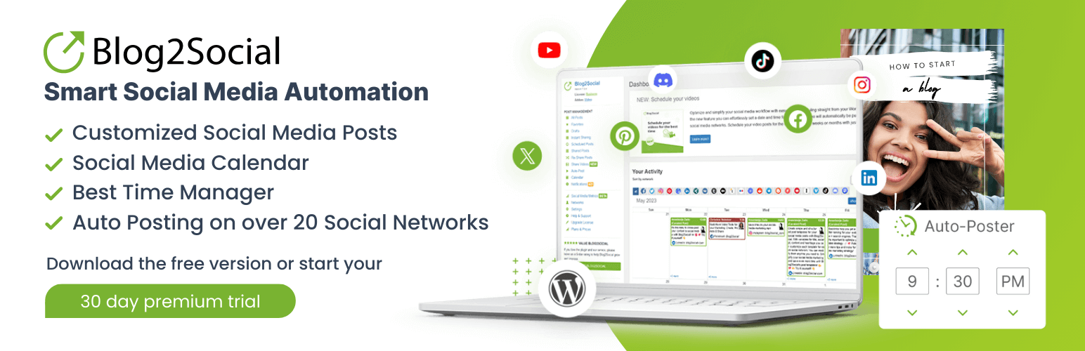 blog2social social media auto post & scheduler
