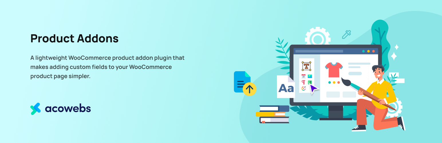 product addons for woocommerce – product options with custom fields