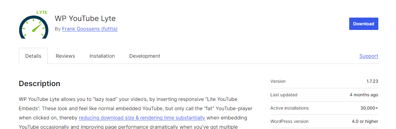 wp youtube lyte