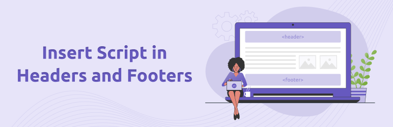 insert script in headers and footers