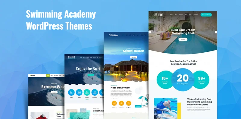 12 Splash Worthy Swimming Academy WordPress Themes