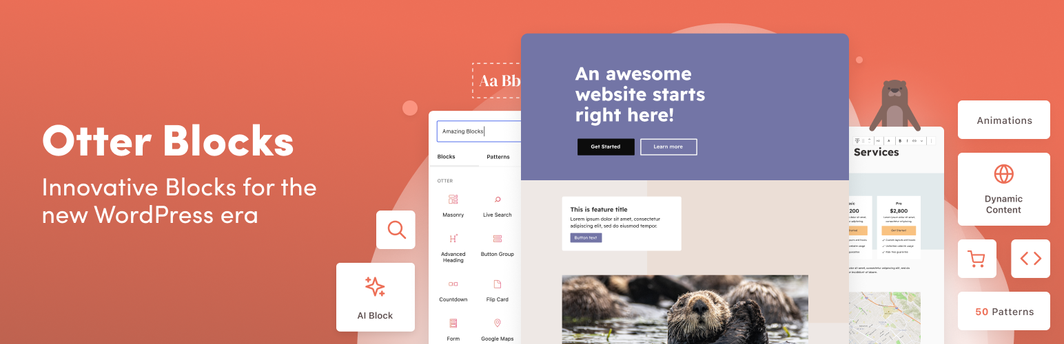 otter blocks – gutenberg blocks page builder for gutenberg editor & FSE