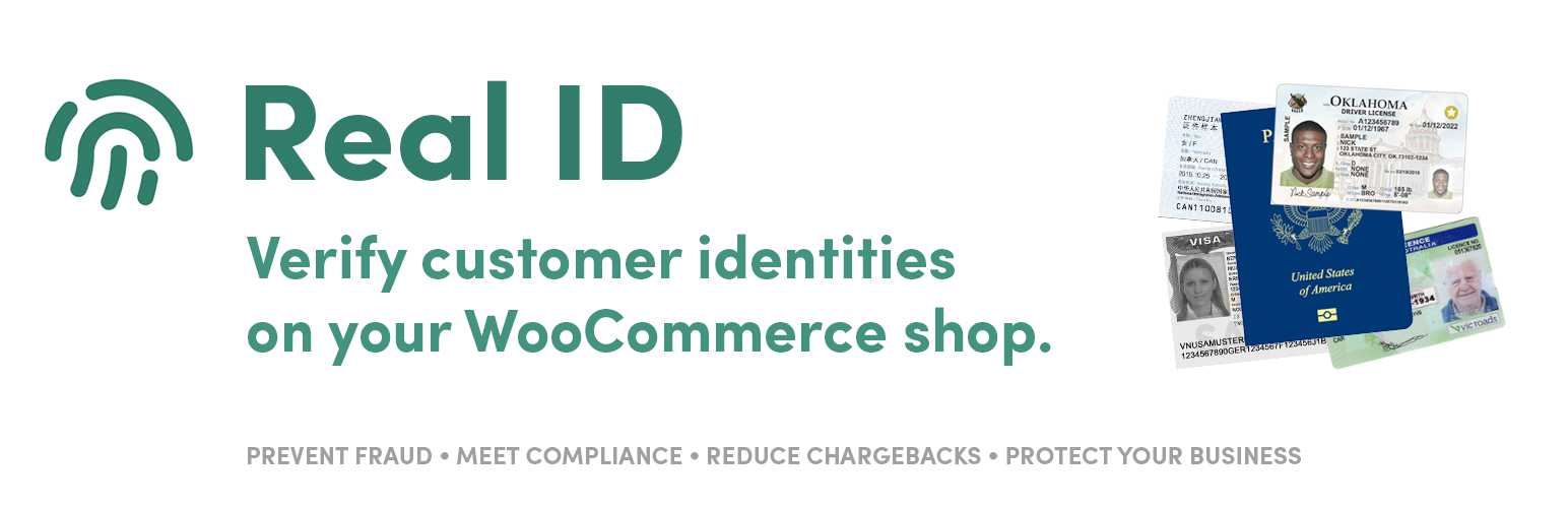 real id identity verification for woocommerce