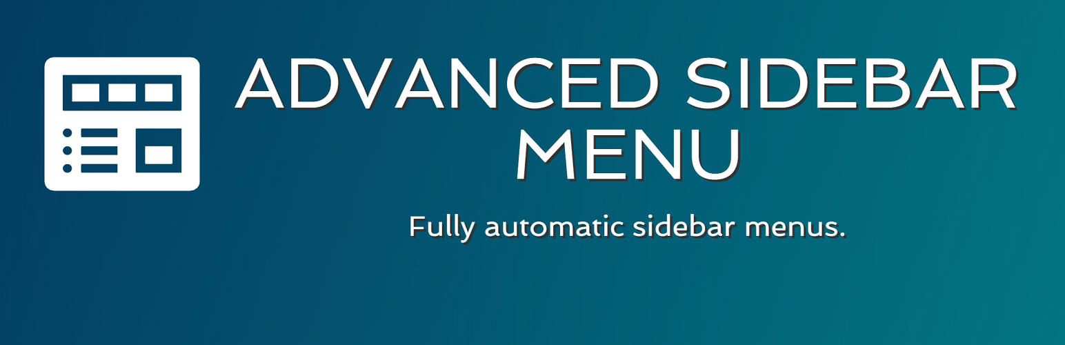 advanced sidebar menu