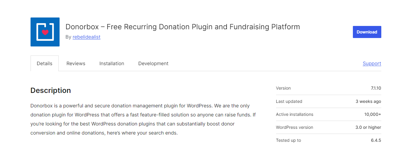 donorbox free recurring donation plugin and fundraising platform