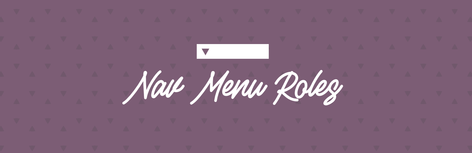 nav menu roles