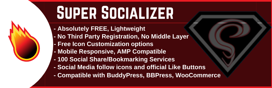 social share, social login and social comments plugin super socializer