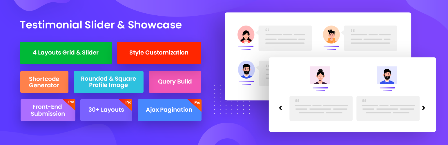 testimonial – testimonial slider and showcase plugin