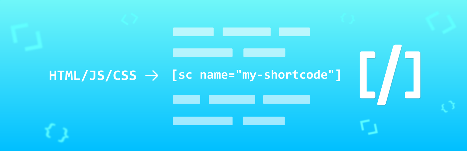 shortcoder create shortcodes for anything