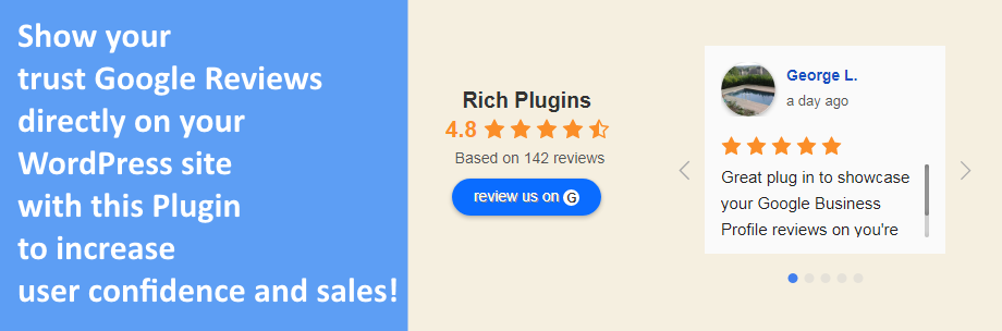 plugin for google reviews