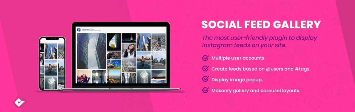 social feed gallery