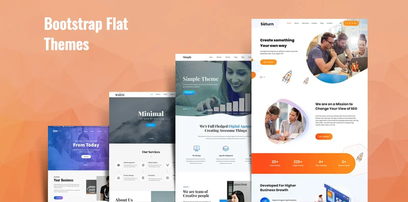 11 Premium Bootstrap Flat Themes for WordPress Websites