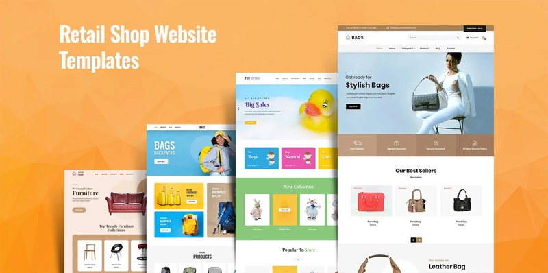 Retail Shop Website Templates