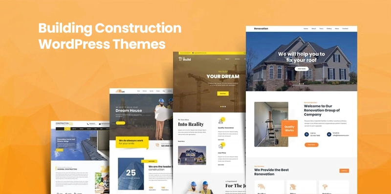 building construction WordPress themes