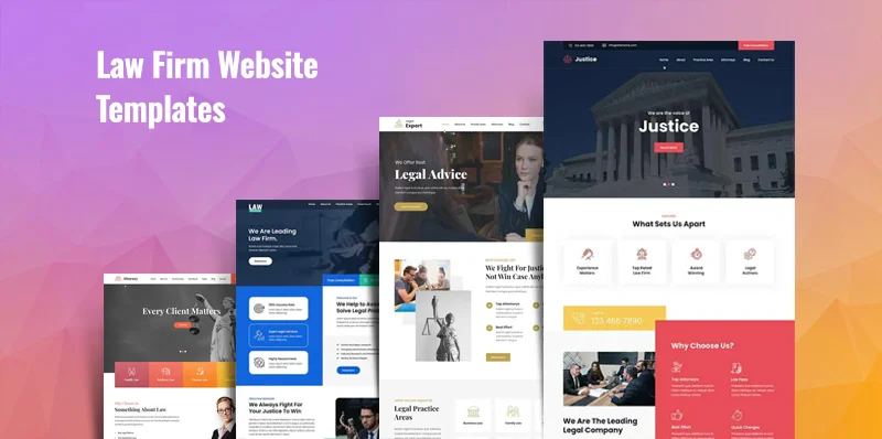 5 Best Law Firm Website Templates for Attorney or Legal Services