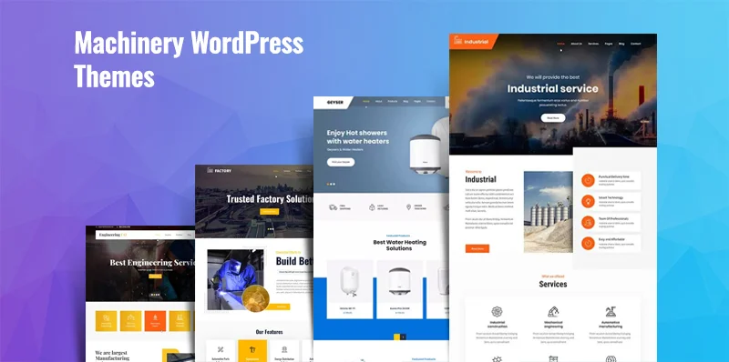 12 Best Machinery WordPress Themes and Websites Templates