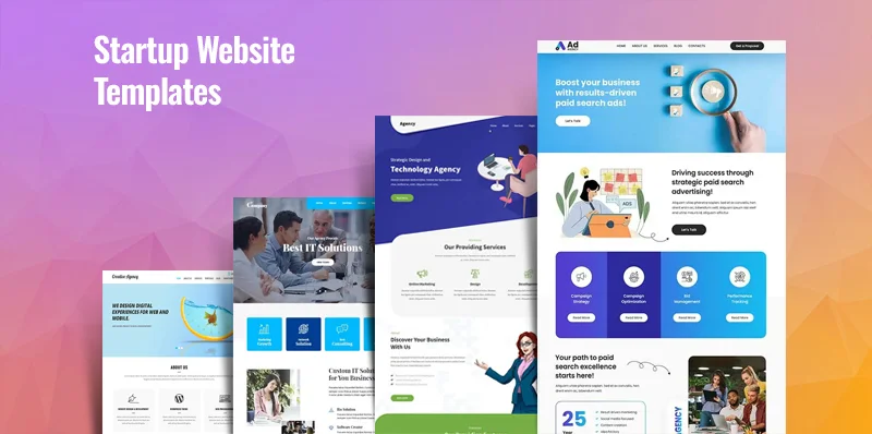 Startup Website Templates