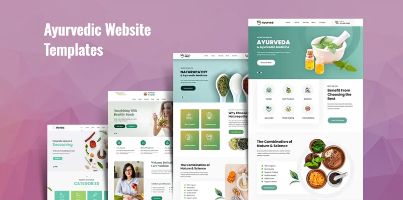 Ayurvedic Website Templates