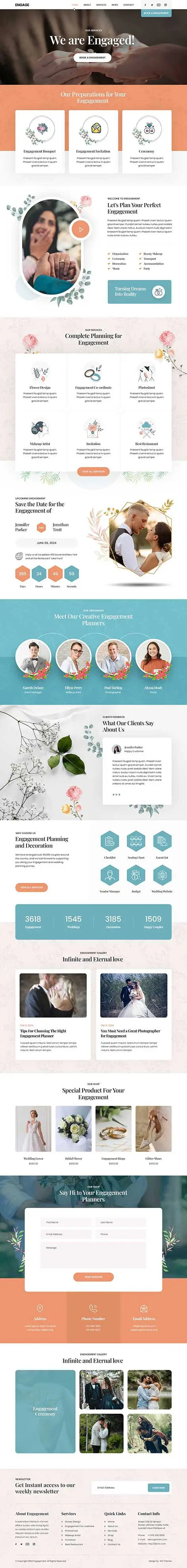 SKT Shaadi marriage WordPress theme