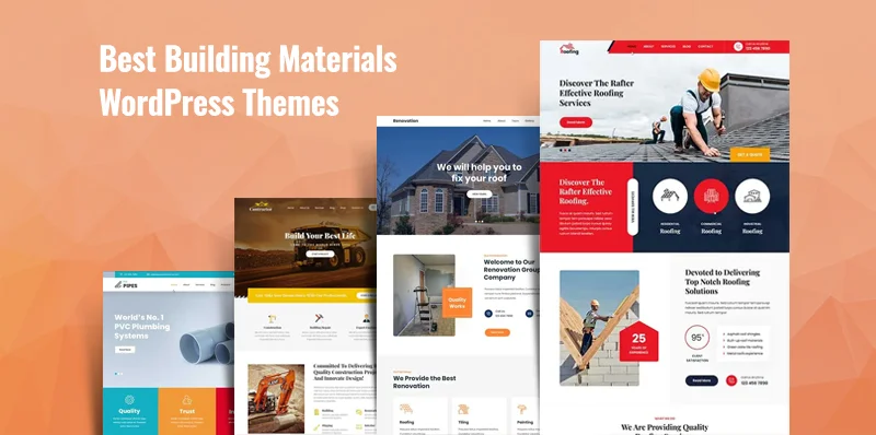 Building Materials WordPress Themes