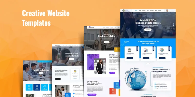 15+ Best Creative Website Templates (Free and Paid)