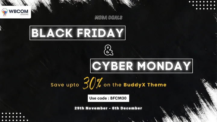 BuddyX Themes and Plugins BFCM Deals