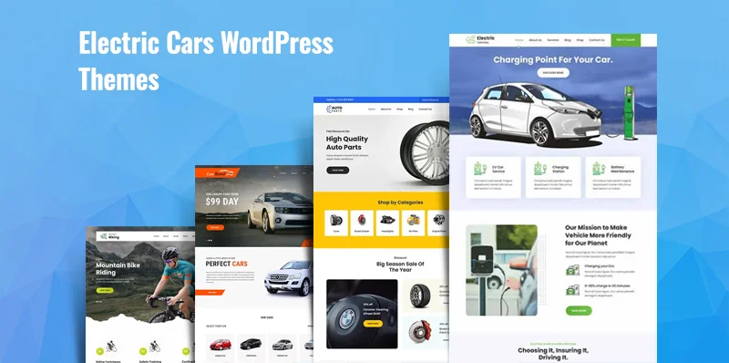 18 Unique Electric Cars WordPress Themes for Auto Dealers