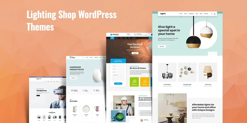 Top 13 Lighting Shop WordPress Themes for Light Accessories Businesses